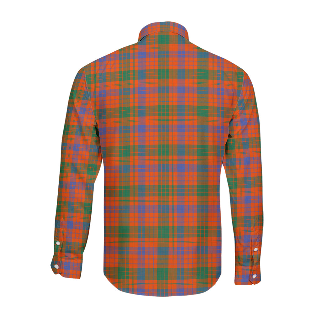 ross-ancient-tartan-long-sleeve-button-up-shirt-with-family-crest