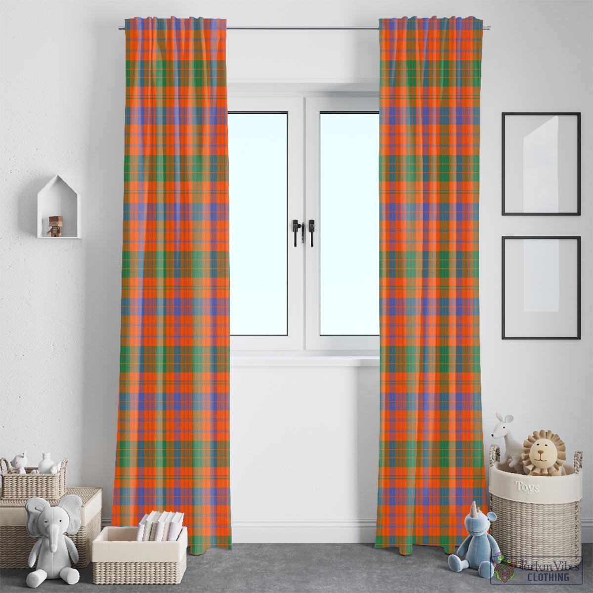 Ross Ancient Tartan Window Curtain