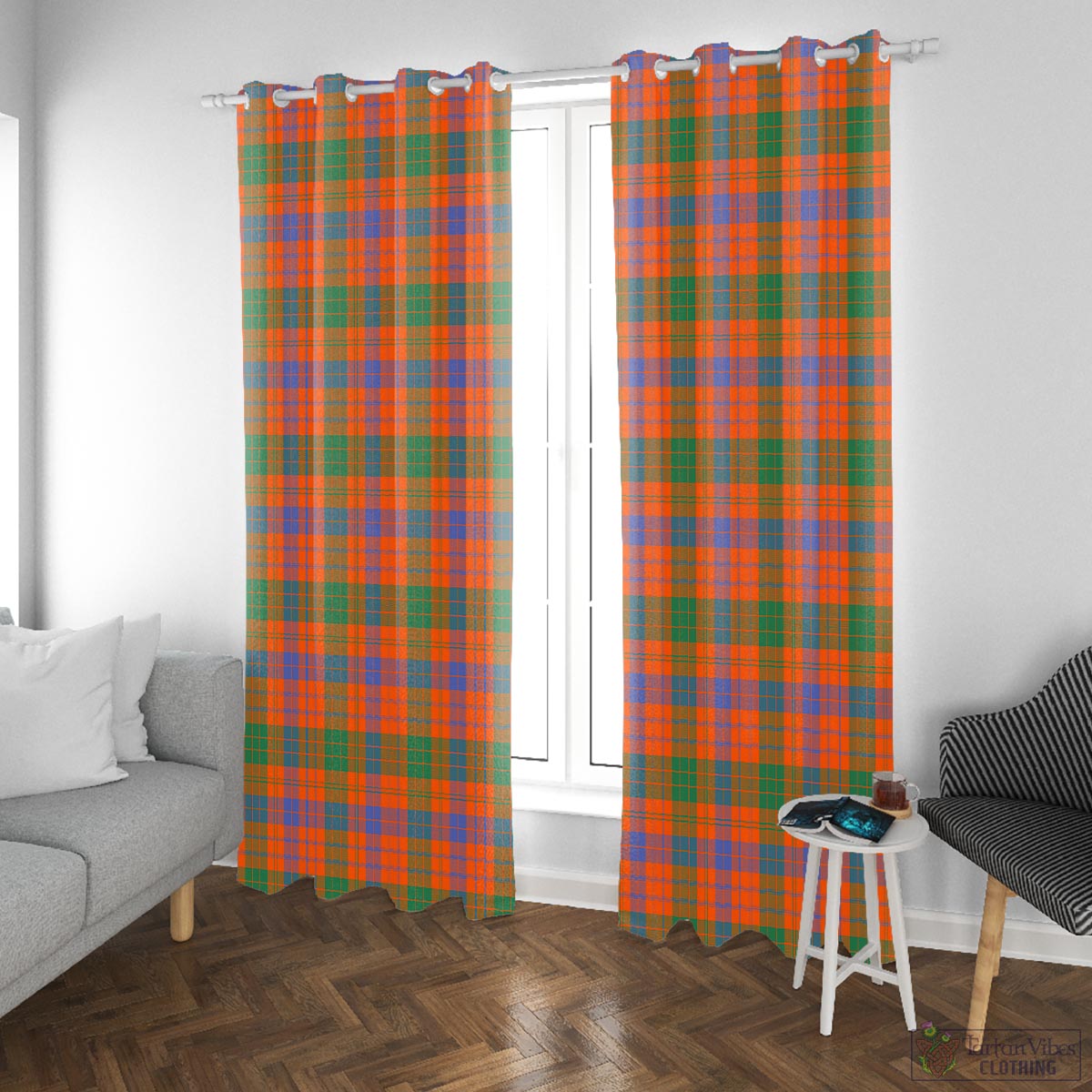 Ross Ancient Tartan Window Curtain