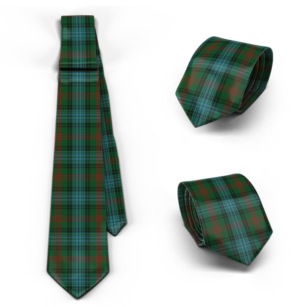 Ross Hunting Tartan Classic Necktie Necktie One Size - Tartan Vibes Clothing