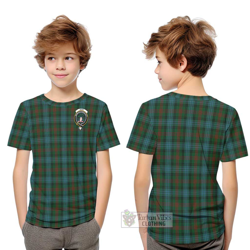 Ross Hunting Tartan Kid T-Shirt with Family Crest Youth XL Size14 - Tartanvibesclothing Shop