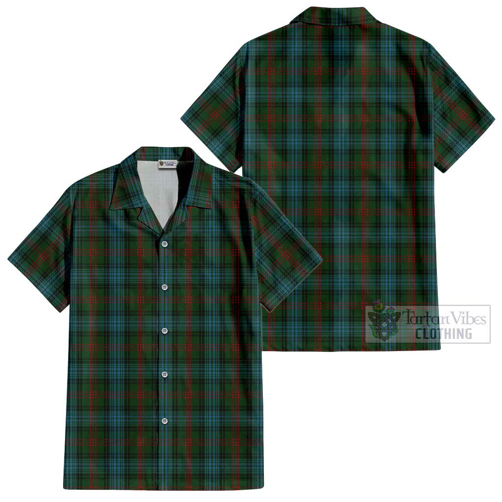 Ross Hunting Tartan Cotton Hawaiian Shirt Kid - Tartanvibesclothing Shop