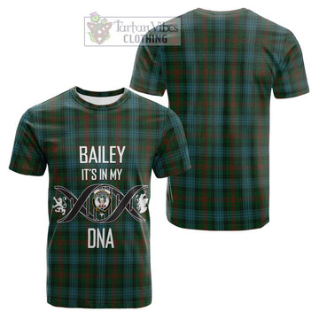 Ross Hunting Tartan Cotton T-shirt with Family Crest DNA In Me Style