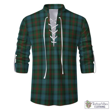 Ross Hunting Tartan Men's Scottish Traditional Jacobite Ghillie Kilt Shirt