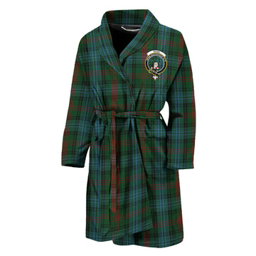 Ross Hunting Tartan Bathrobe with Family Crest