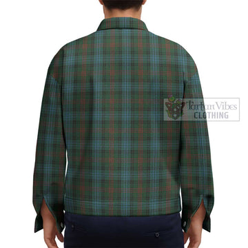 Ross Hunting Tartan Unisex Lapel Cotton Jacket