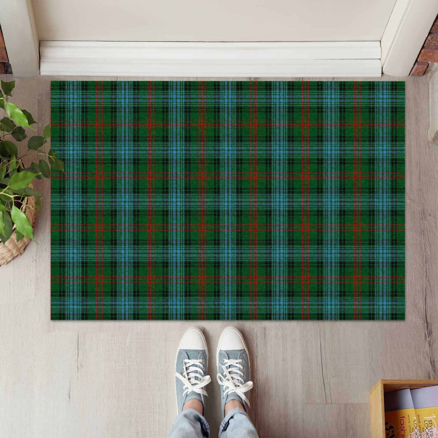 Ross Hunting Tartan Door Mat - Tartanvibesclothing Shop