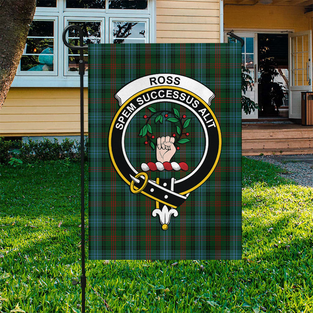 Ross Hunting Tartan Flag with Family Crest - Tartan Vibes Clothing