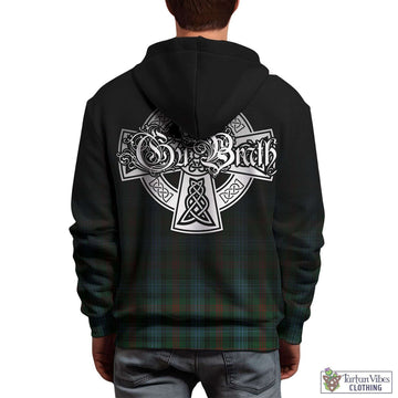 Ross Hunting Tartan Hoodie Featuring Alba Gu Brath Family Crest Celtic Inspired