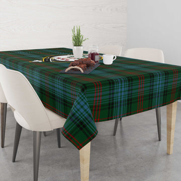 Ross Hunting Tartan Tablecloth with Family Crest