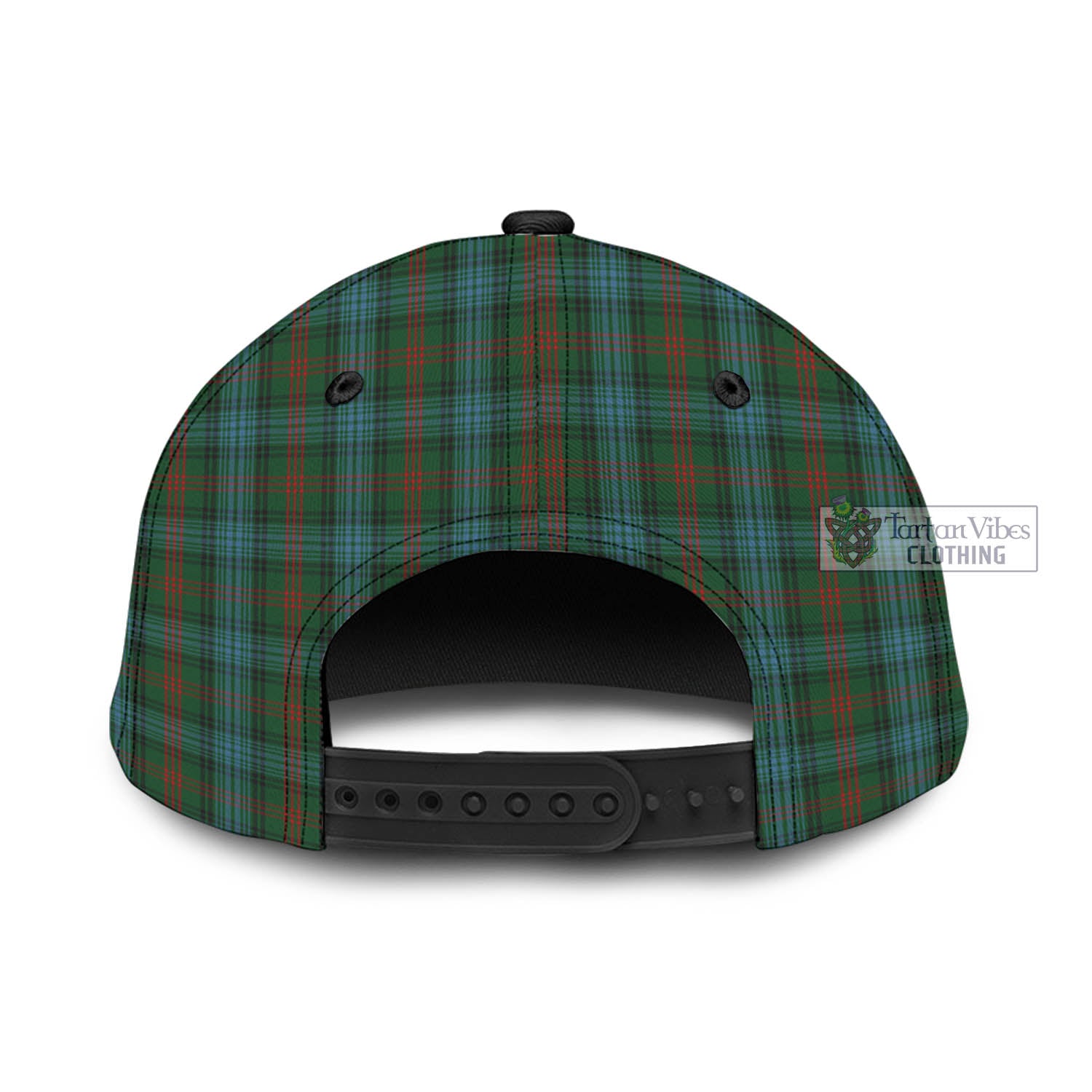 Tartan Vibes Clothing Ross Hunting Tartan Classic Cap with Family Crest In Me Style