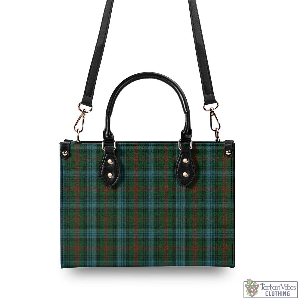 Tartan Vibes Clothing Ross Hunting Tartan Luxury Leather Handbags