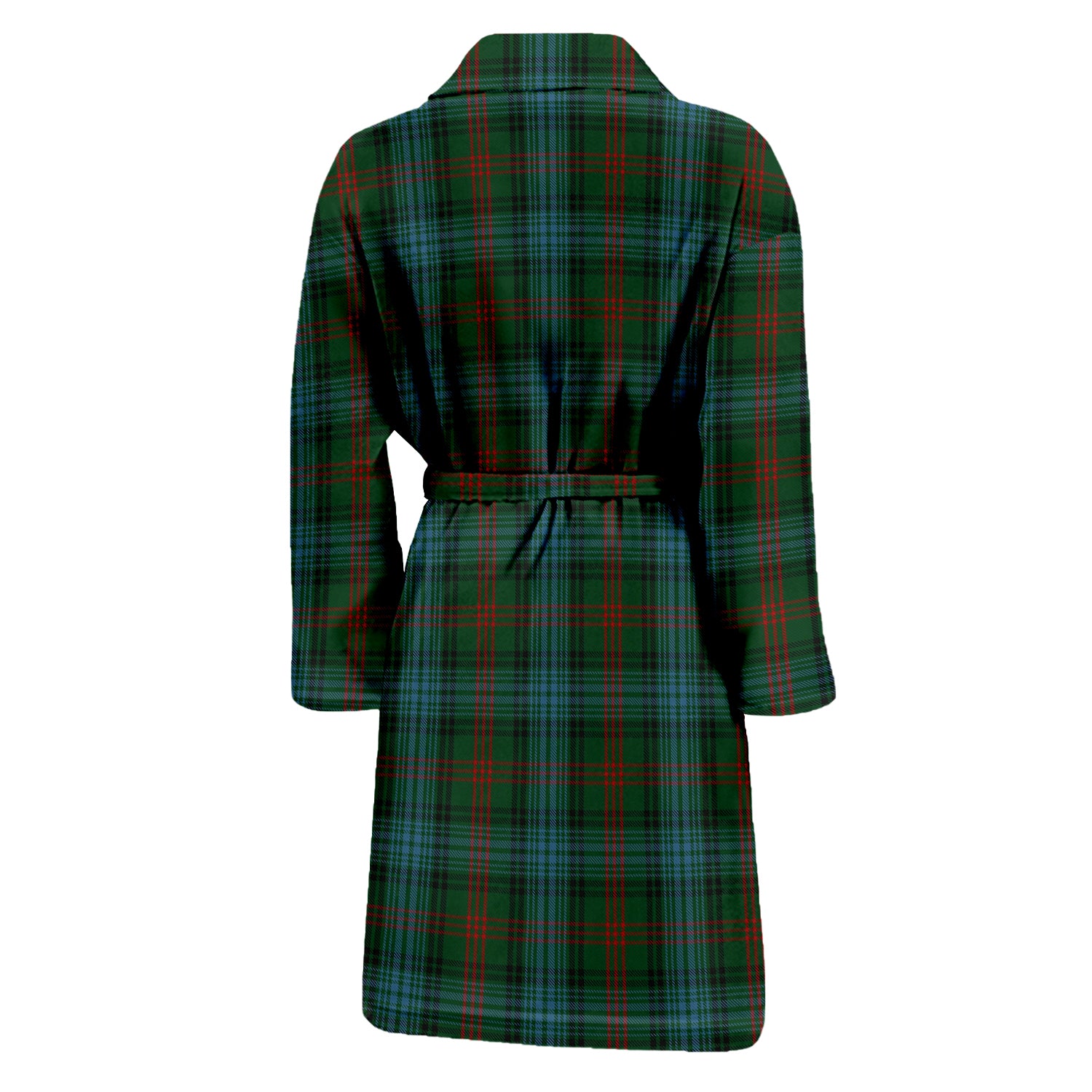 Ross Hunting Tartan Bathrobe with Family Crest - Tartan Vibes Clothing