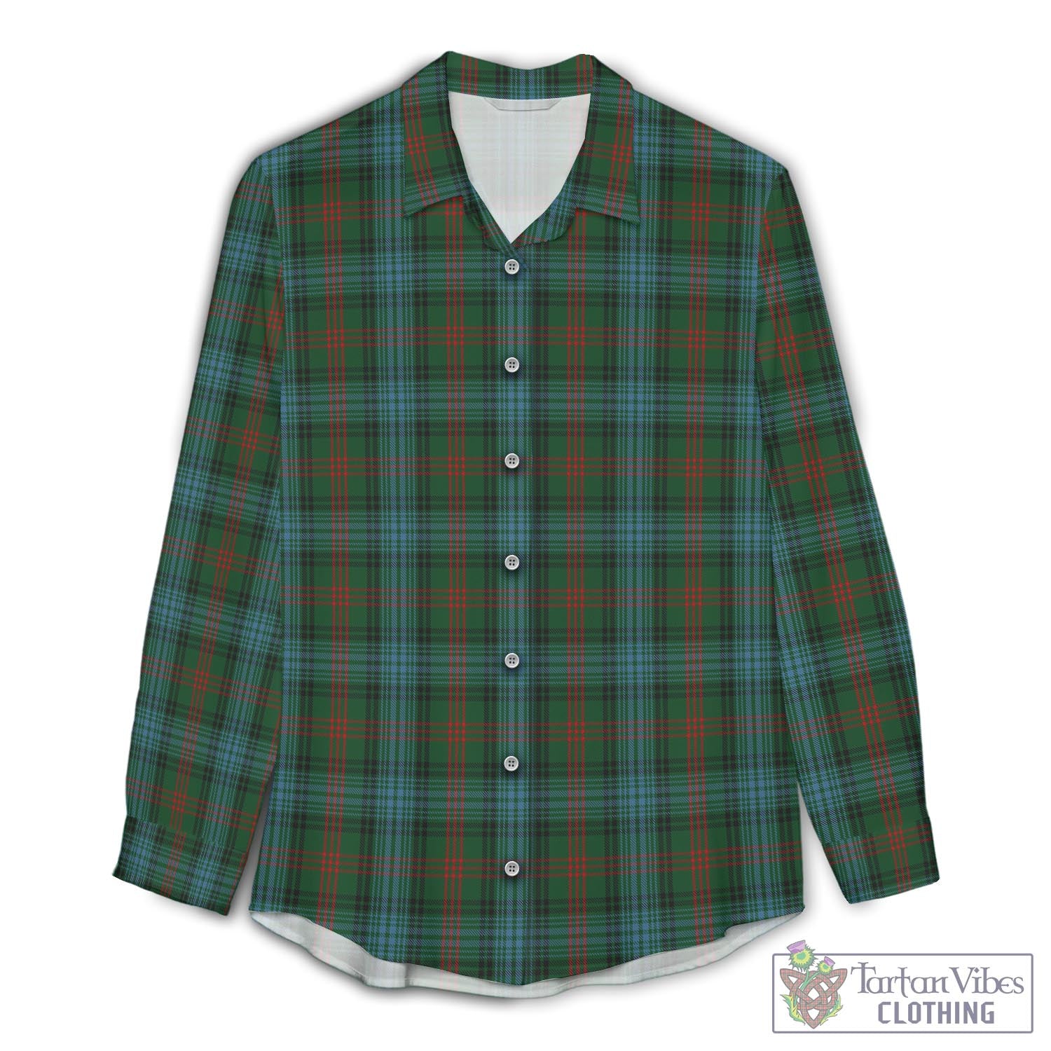 Ross Hunting Tartan Womens Casual Shirt