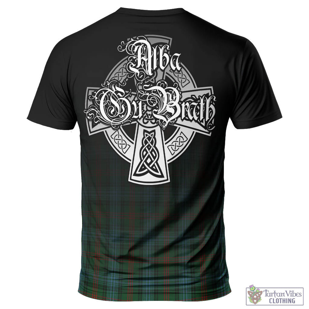 Tartan Vibes Clothing Ross Hunting Tartan T-Shirt Featuring Alba Gu Brath Family Crest Celtic Inspired