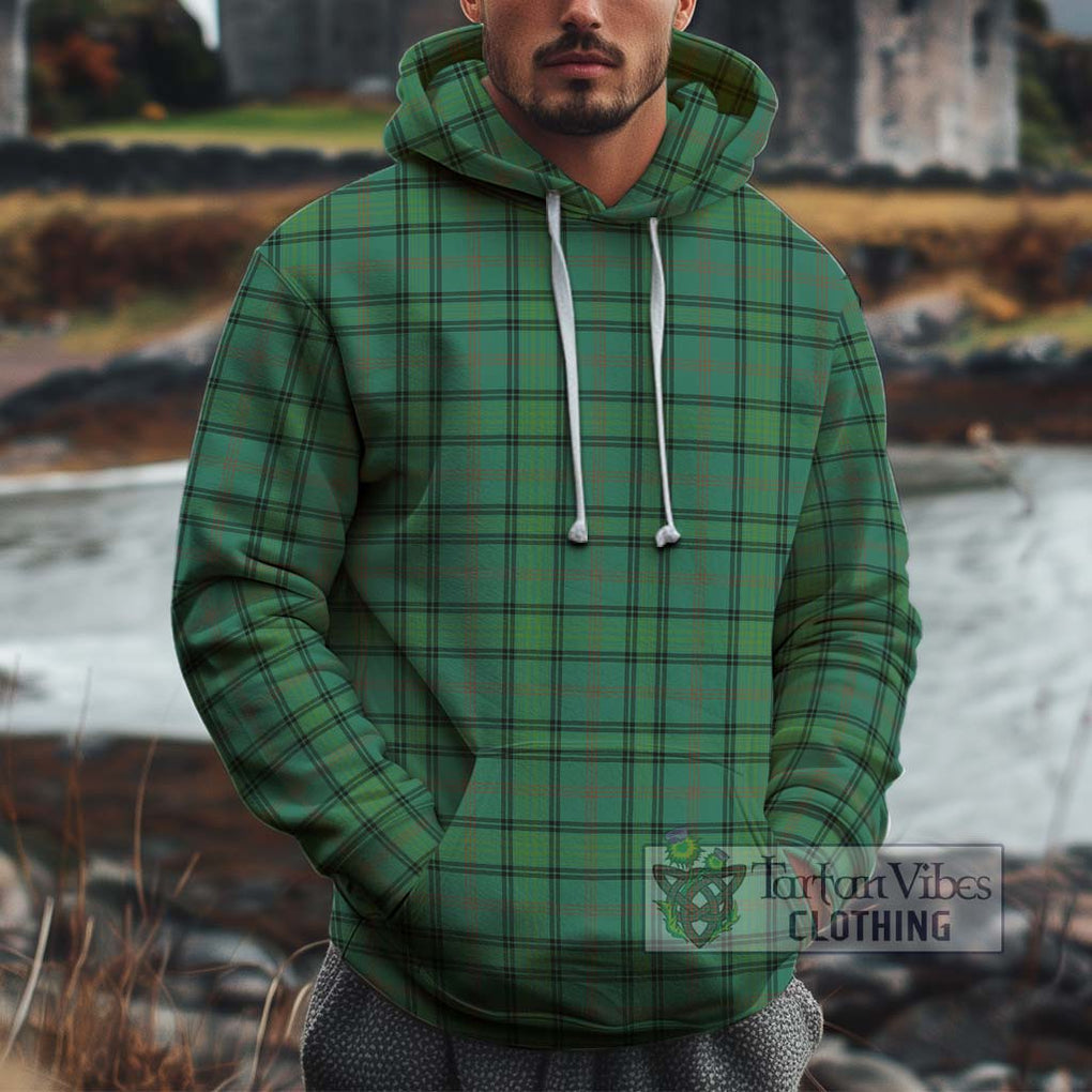 Ross Hunting Ancient Tartan Cotton Hoodie Pullover Hoodie XS - Tartan Vibes Clothing