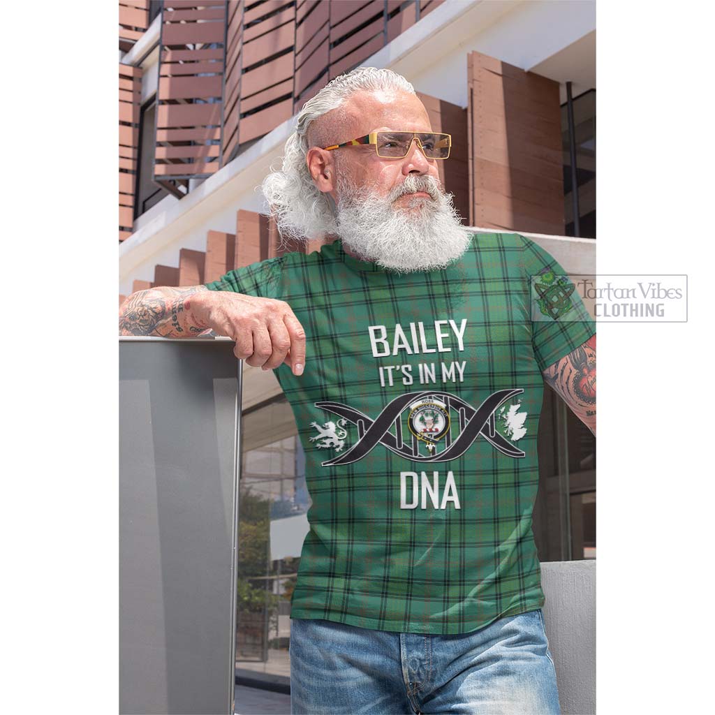 Tartan Vibes Clothing Ross Hunting Ancient Tartan Cotton T-shirt with Family Crest DNA In Me Style