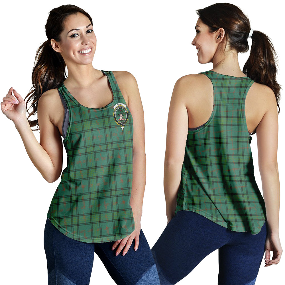ross-hunting-ancient-tartan-women-racerback-tanks-with-family-crest