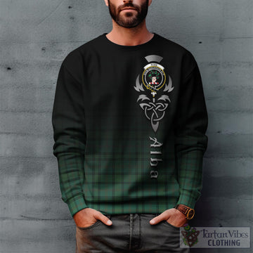 Ross Hunting Ancient Tartan Sweatshirt Featuring Alba Gu Brath Family Crest Celtic Inspired