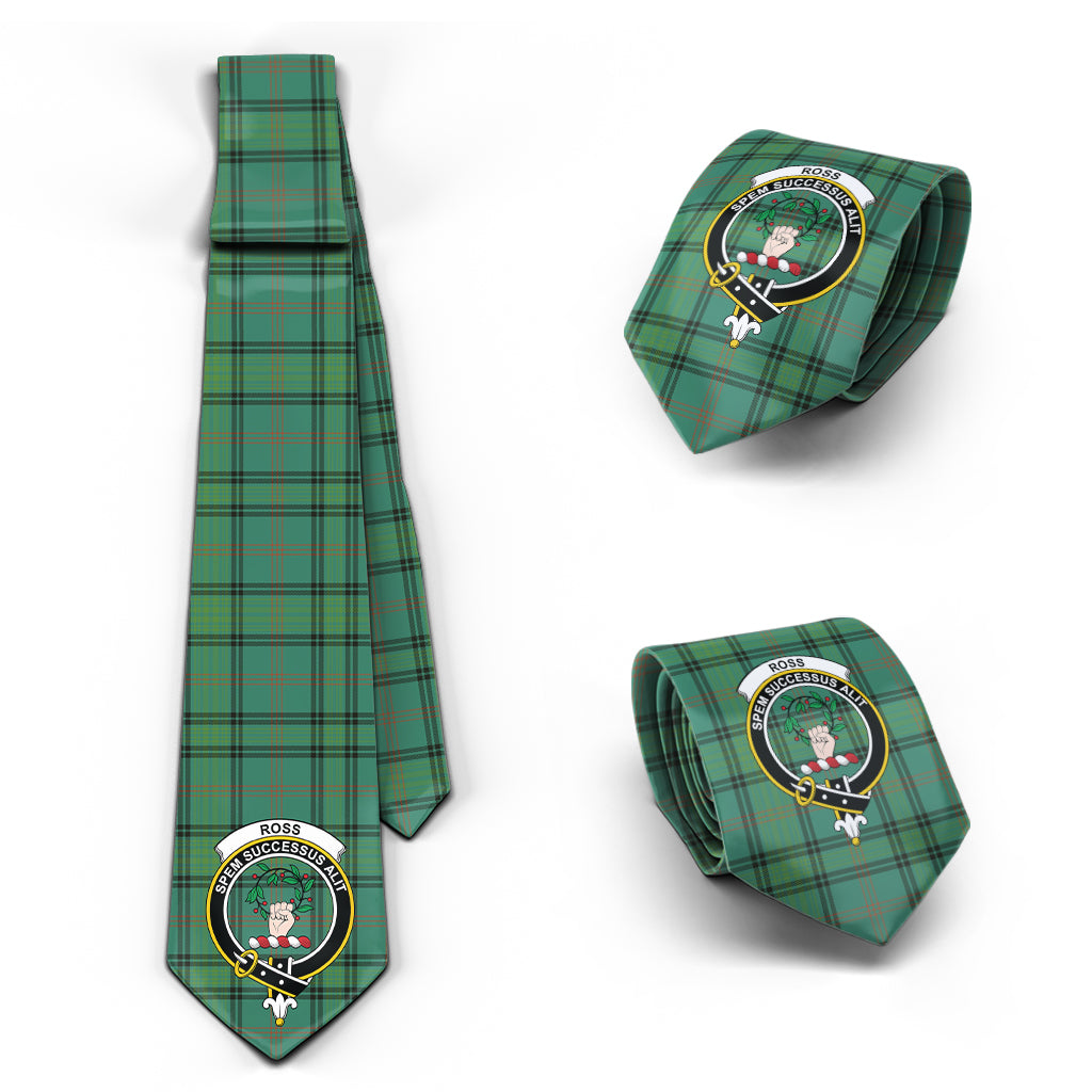 ross-hunting-ancient-tartan-classic-necktie-with-family-crest