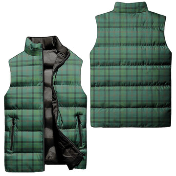 Ross Hunting Ancient Tartan Sleeveless Puffer Jacket