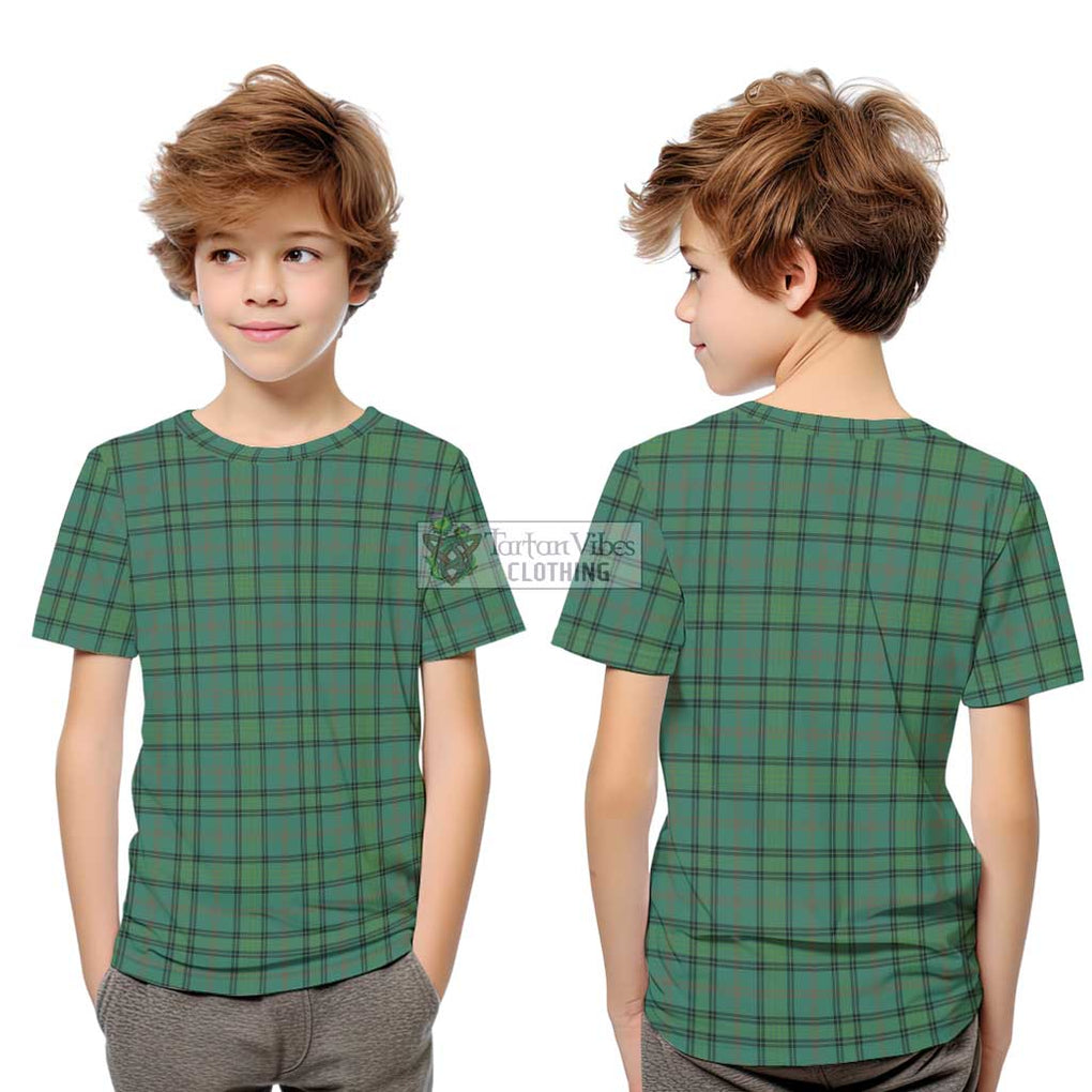 Ross Hunting Ancient Tartan Kid T-Shirt Youth XL Size14 - Tartanvibesclothing Shop