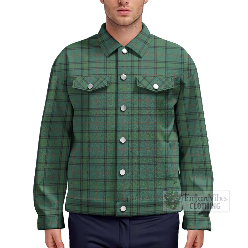 Tartan Vibes Clothing Ross Hunting Ancient Tartan Unisex Lapel Cotton Jacket