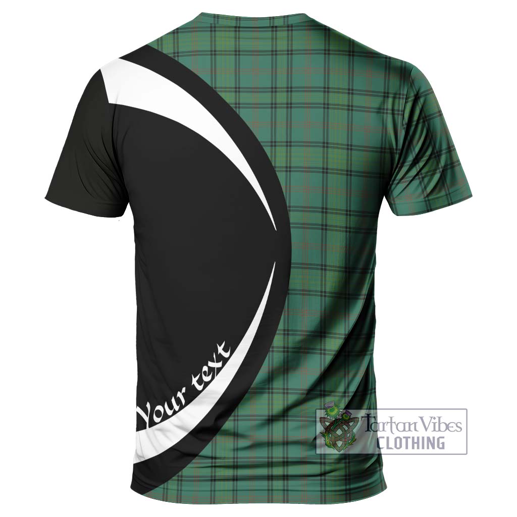 Tartan Vibes Clothing Ross Hunting Ancient Tartan T-Shirt with Family Crest Circle Style