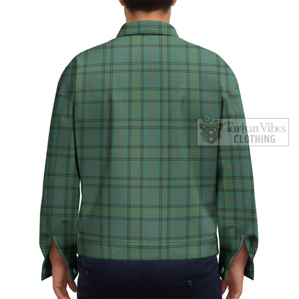 Tartan Vibes Clothing Ross Hunting Ancient Tartan Unisex Lapel Cotton Jacket