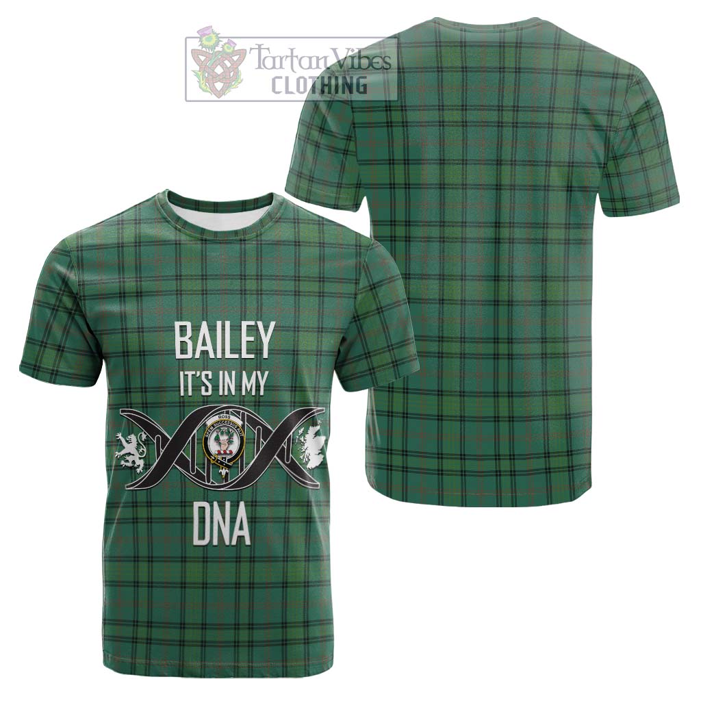 Tartan Vibes Clothing Ross Hunting Ancient Tartan Cotton T-shirt with Family Crest DNA In Me Style