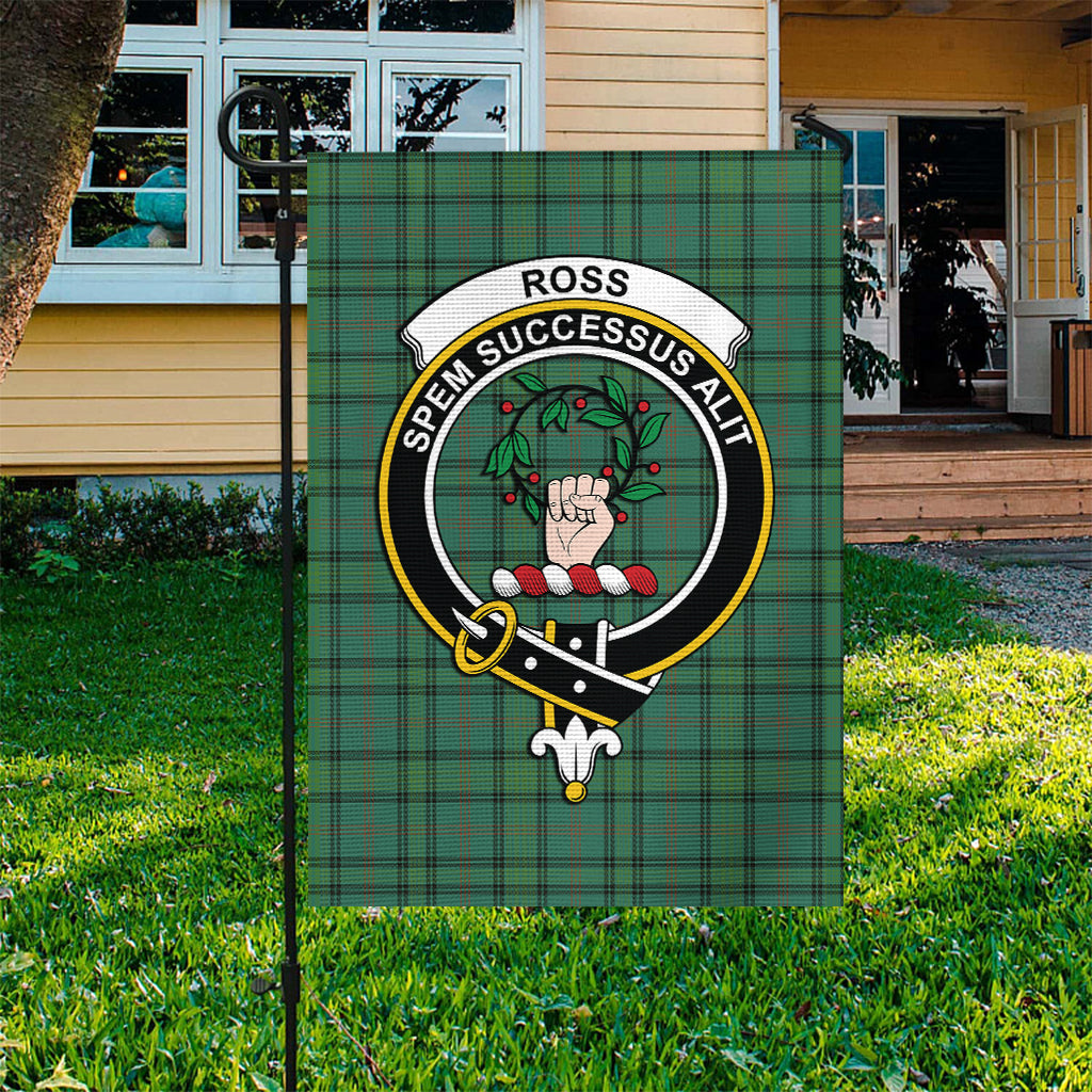 Ross Hunting Ancient Tartan Flag with Family Crest - Tartan Vibes Clothing