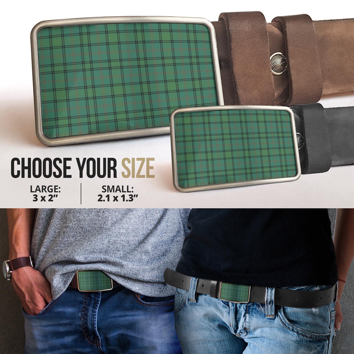 Ross Hunting Ancient Tartan Belt Buckles - Tartan Vibes Clothing