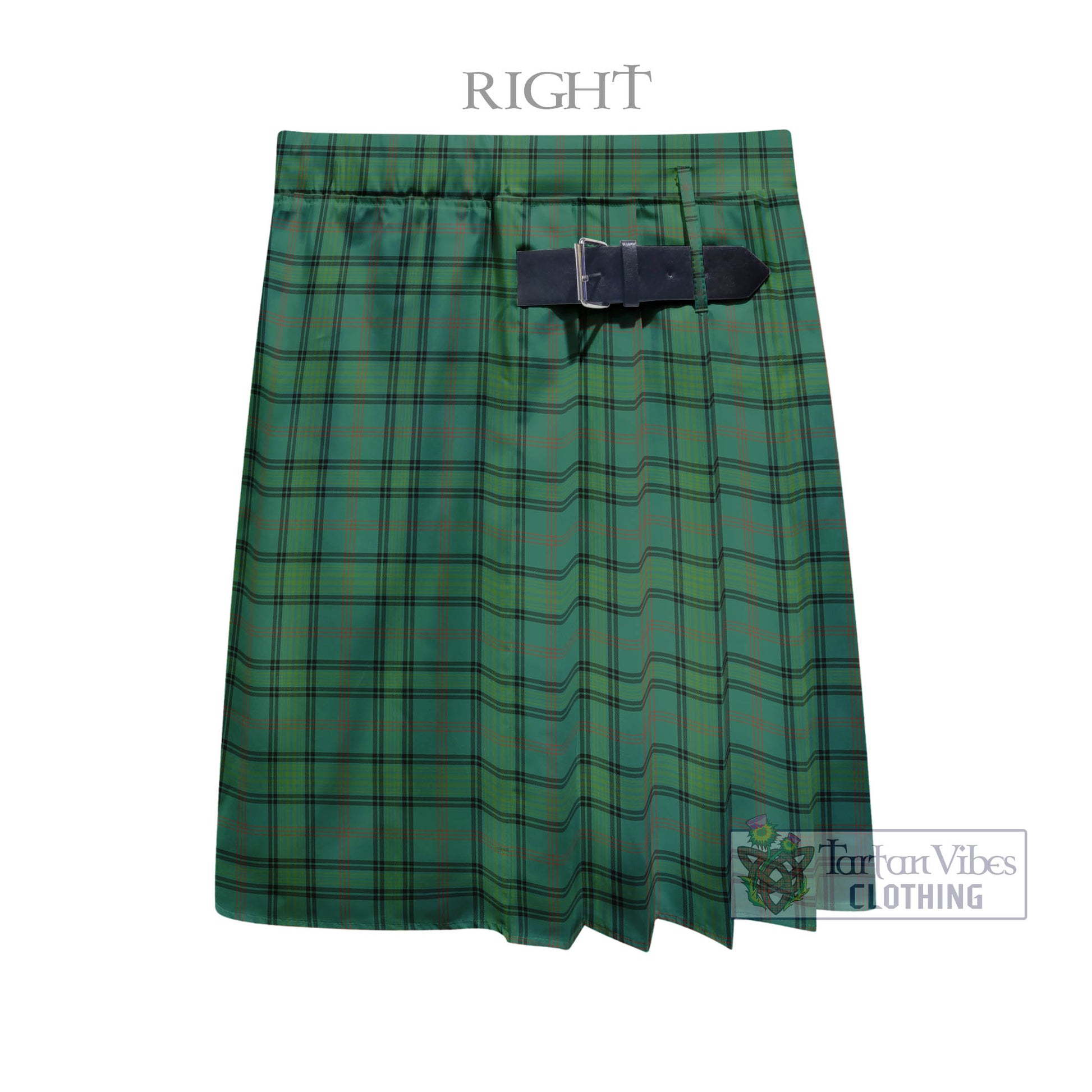 Tartan Vibes Clothing Ross Hunting Ancient Tartan Men's Pleated Skirt - Fashion Casual Retro Scottish Style