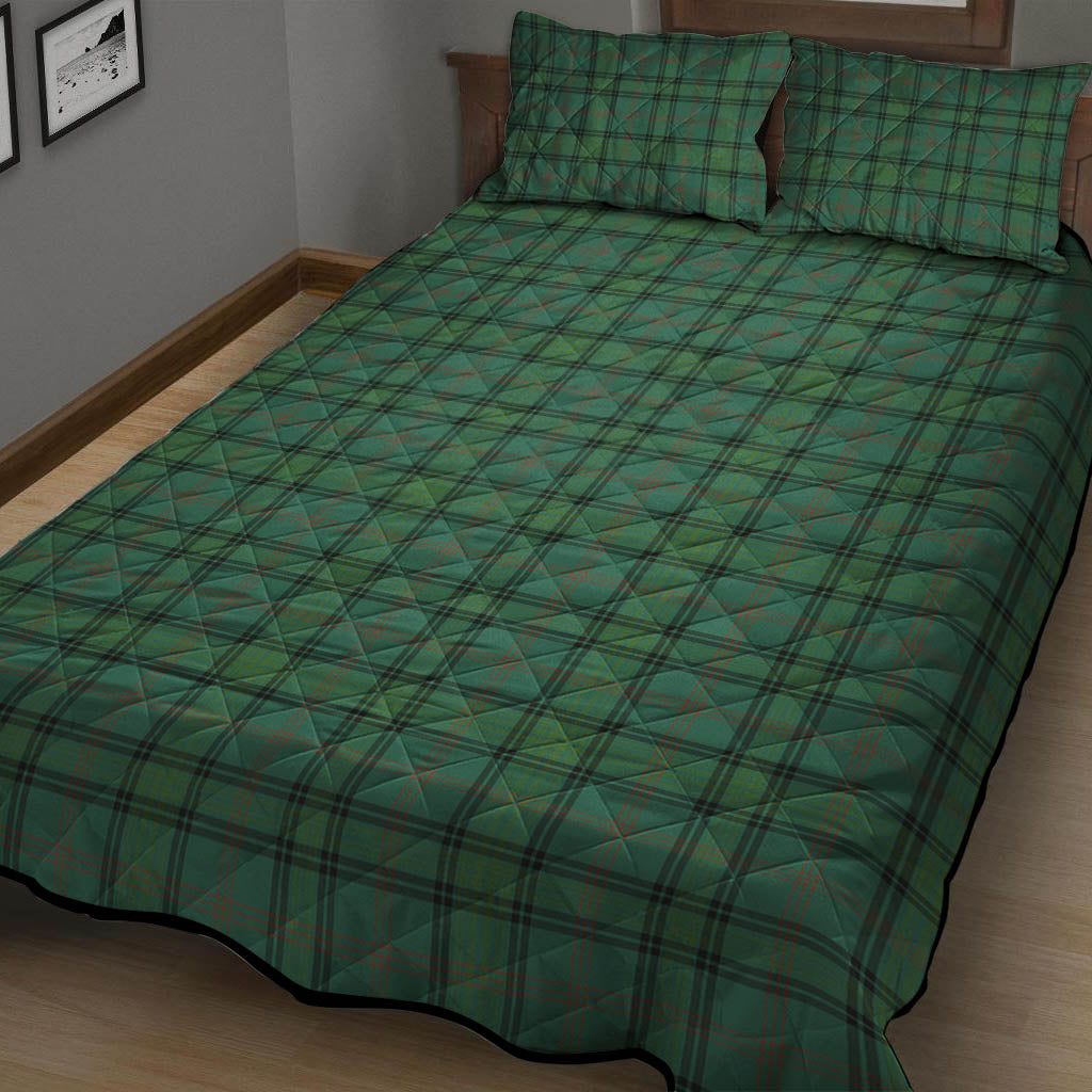 Ross Hunting Ancient Tartan Quilt Bed Set - Tartanvibesclothing Shop