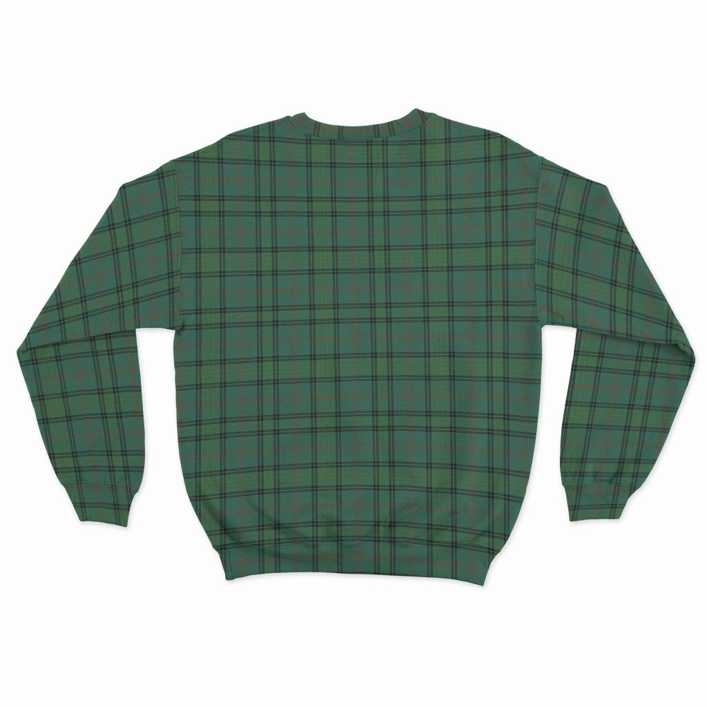 Ross Hunting Ancient Tartan Sweatshirt with Family Crest - Tartan Vibes Clothing