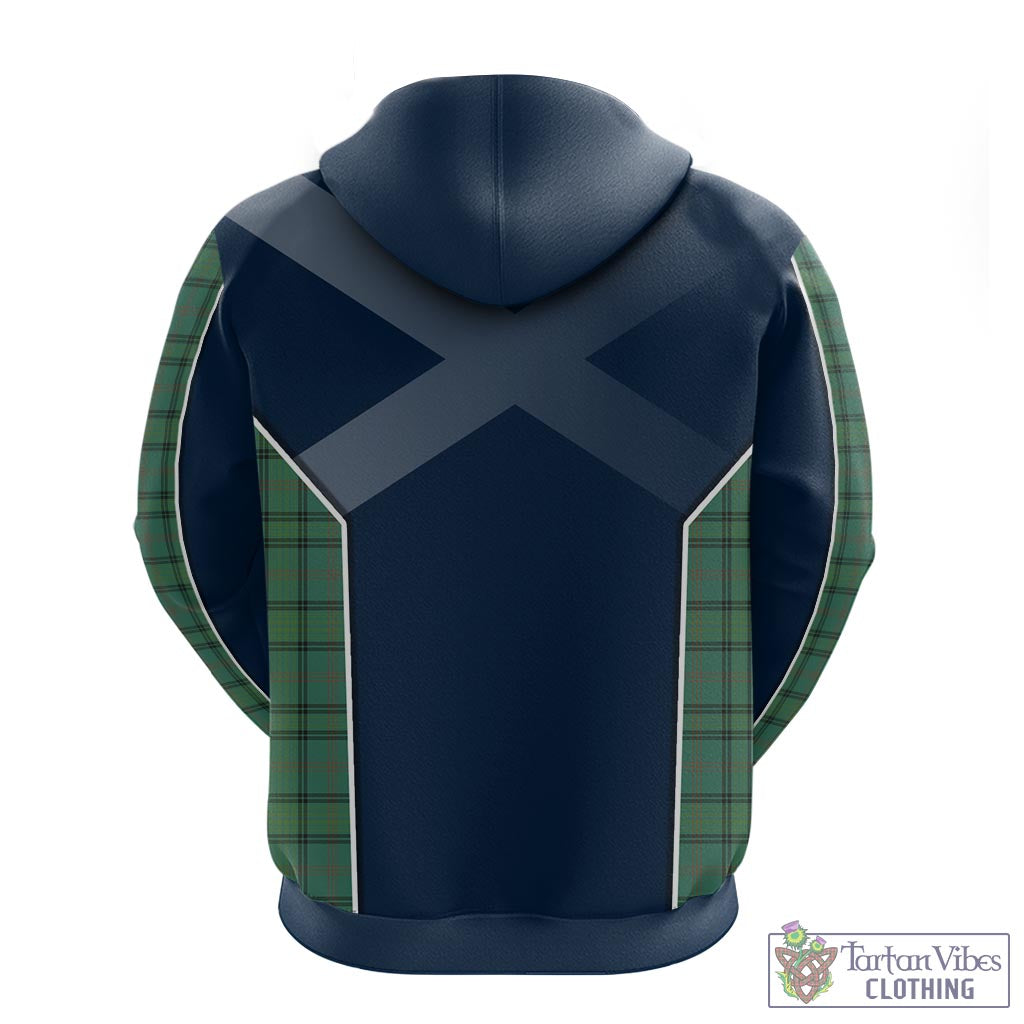 Tartan Vibes Clothing Ross Hunting Ancient Tartan Hoodie with Family Crest and Lion Rampant Vibes Sport Style