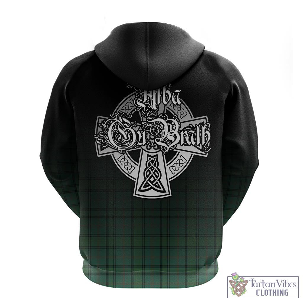 Tartan Vibes Clothing Ross Hunting Ancient Tartan Hoodie Featuring Alba Gu Brath Family Crest Celtic Inspired