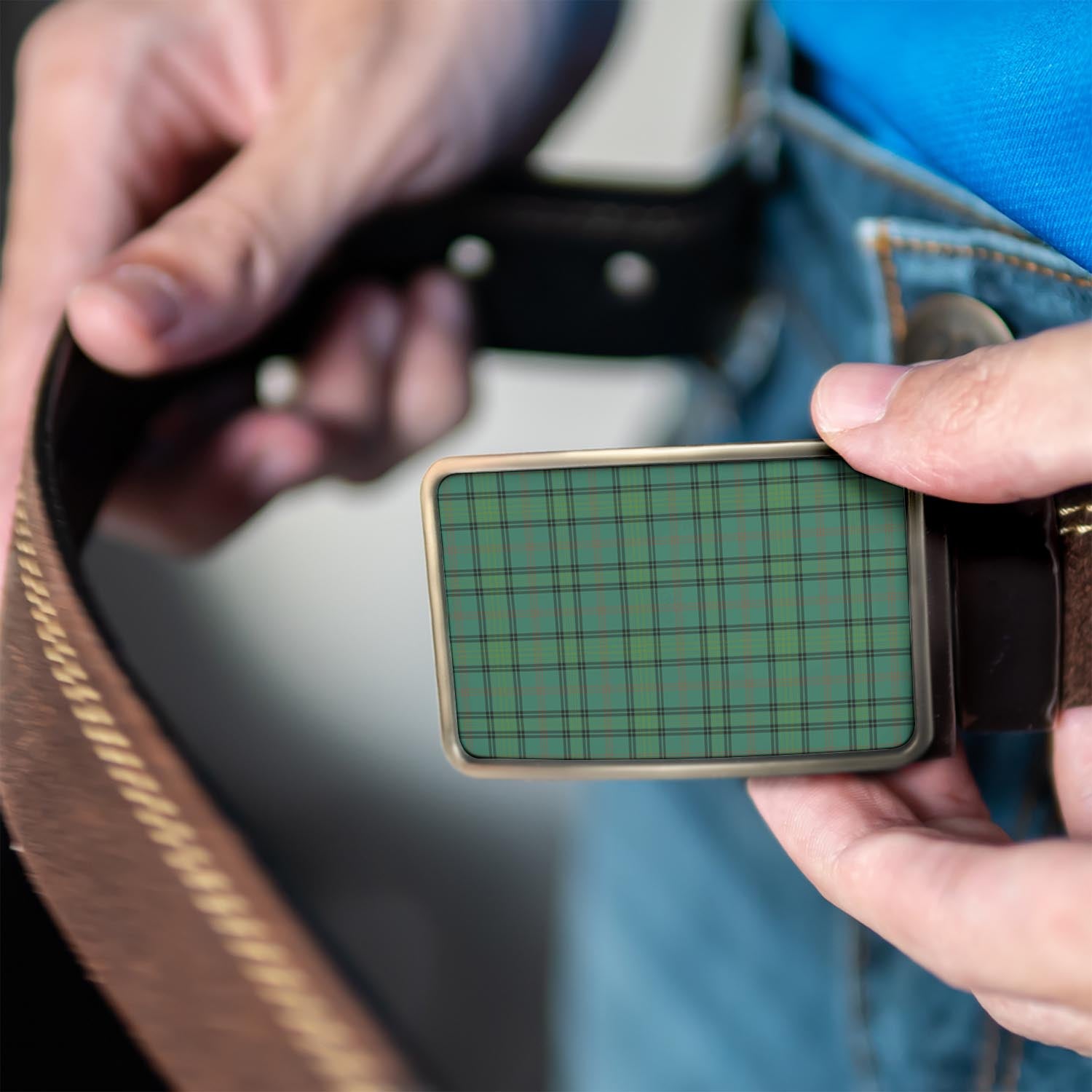 Ross Hunting Ancient Tartan Belt Buckles - Tartan Vibes Clothing