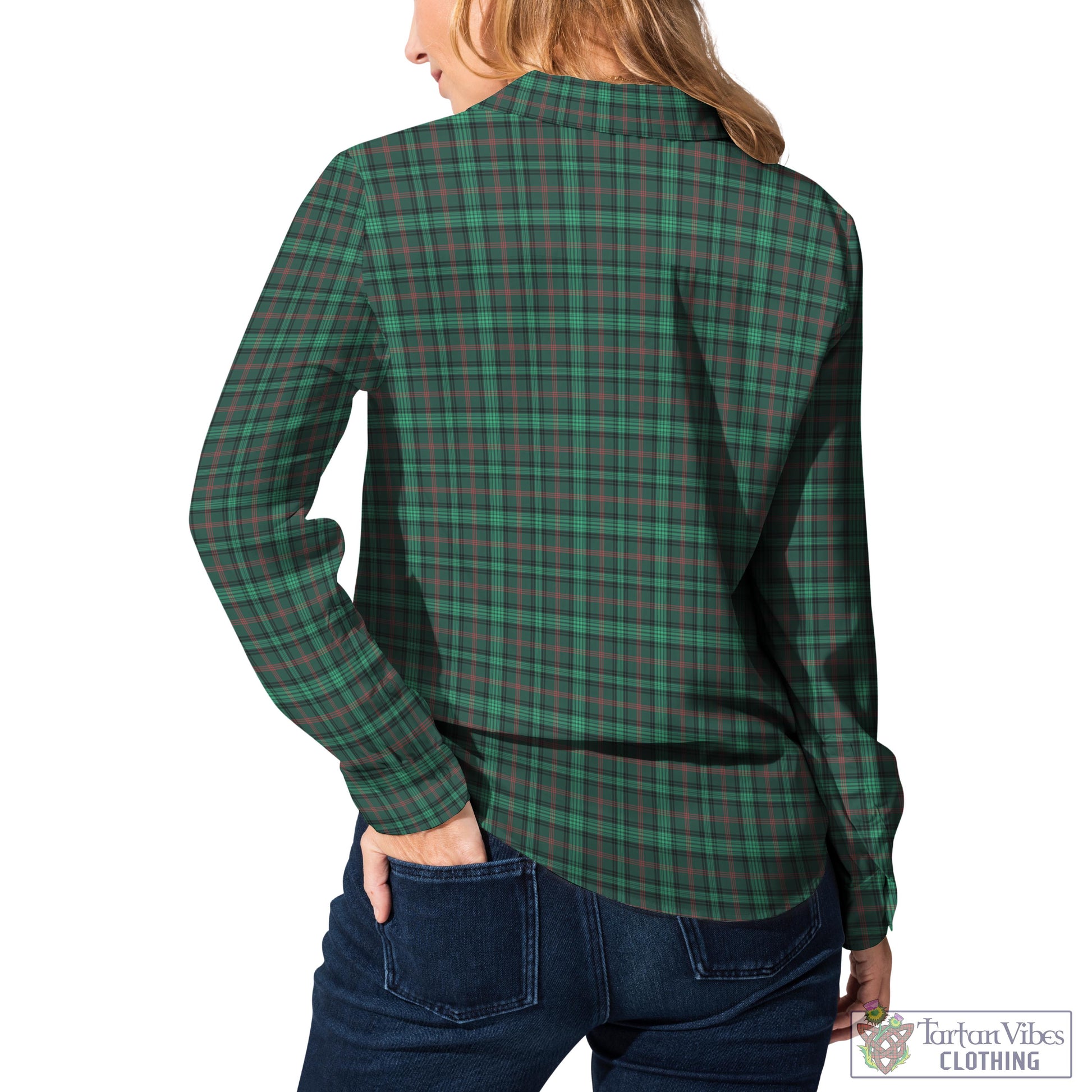 Ross Hunting Modern Tartan Womens Casual Shirt