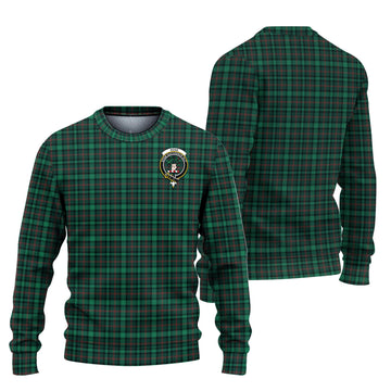 Ross Hunting Modern Tartan Ugly Sweater with Family Crest