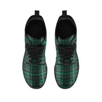 Ross Hunting Modern Tartan Leather Boots