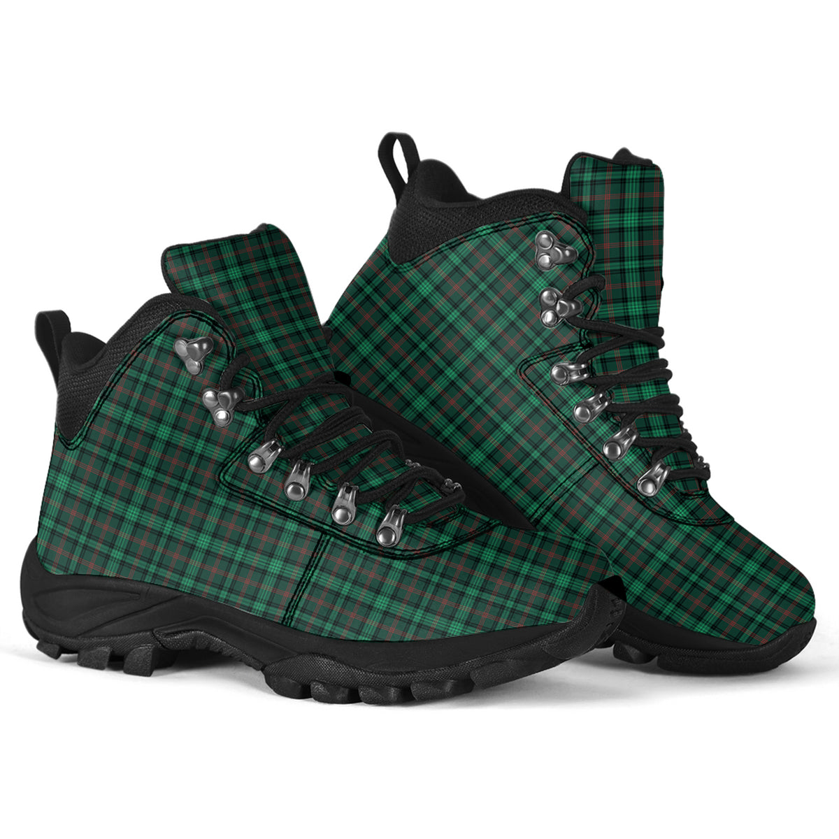 Ross Hunting Modern Tartan Alpine Boots - Tartanvibesclothing