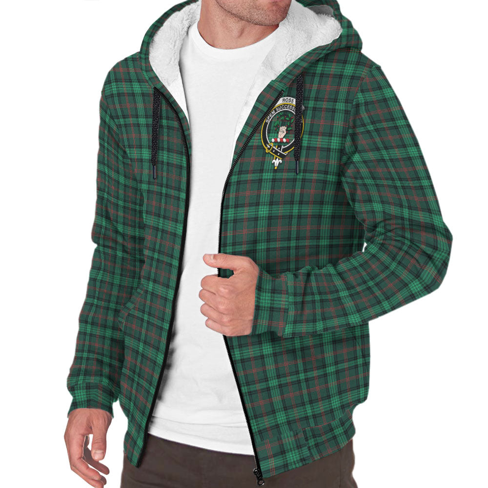 ross-hunting-modern-tartan-sherpa-hoodie-with-family-crest
