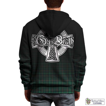 Ross Hunting Modern Tartan Hoodie Featuring Alba Gu Brath Family Crest Celtic Inspired