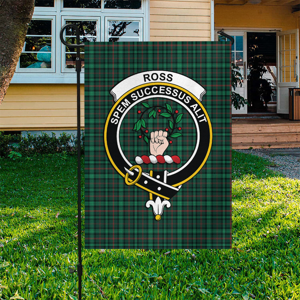 Ross Hunting Modern Tartan Flag with Family Crest - Tartan Vibes Clothing