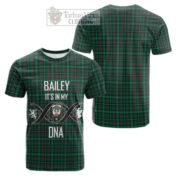 Ross Hunting Modern Tartan Cotton T-shirt with Family Crest DNA In Me Style