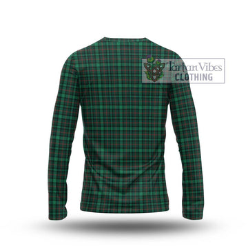 Ross Hunting Modern Tartan Long Sleeve T-Shirt with Family Crest DNA In Me Style