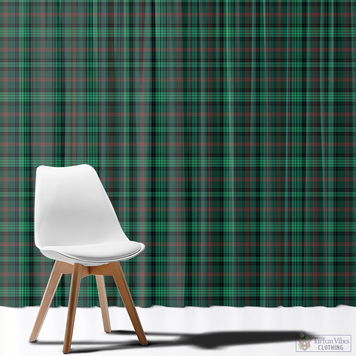 Ross Hunting Modern Tartan Window Curtain