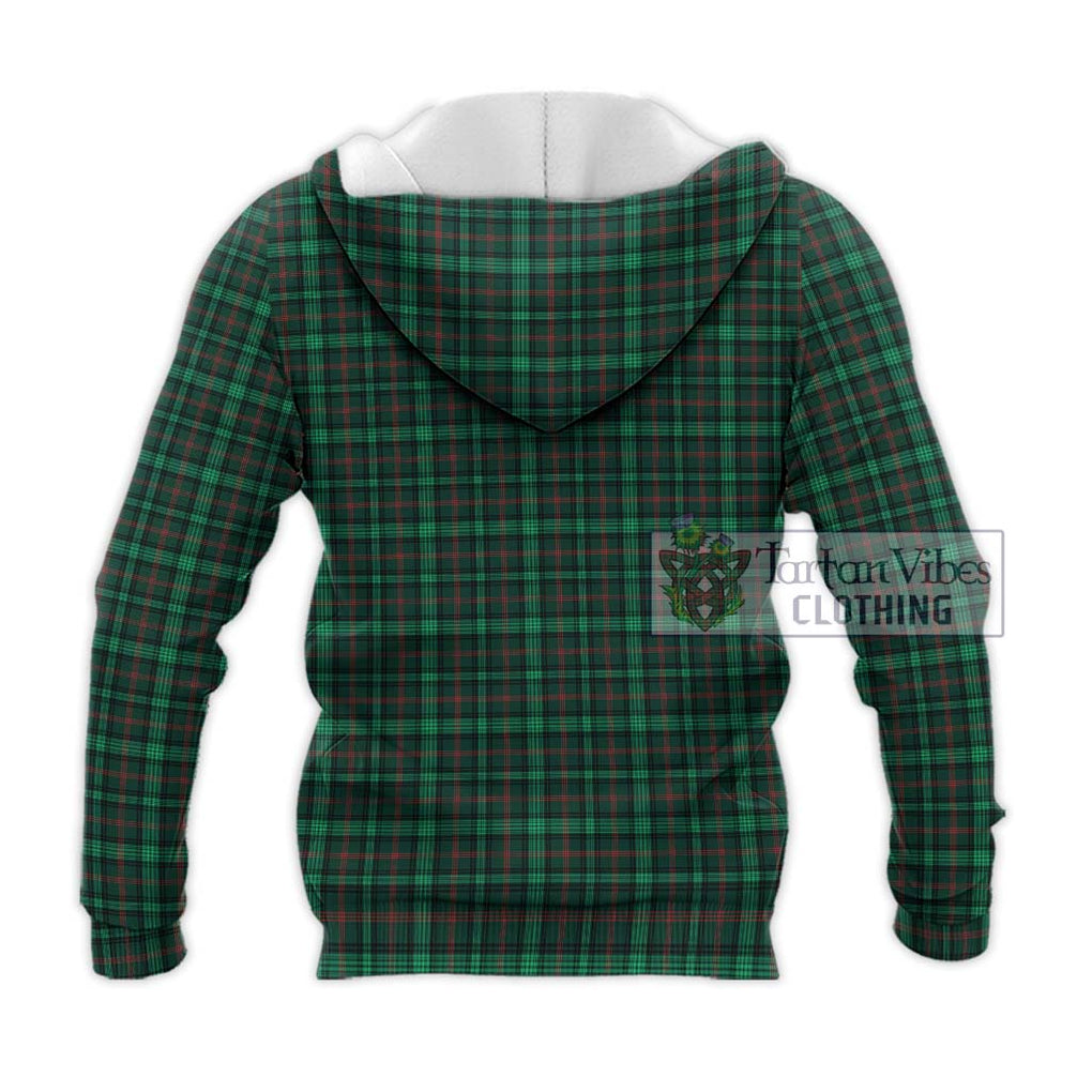 Ross Hunting Modern Tartan Knitted Hoodie with Family Crest DNA In Me Style - Tartanvibesclothing Shop