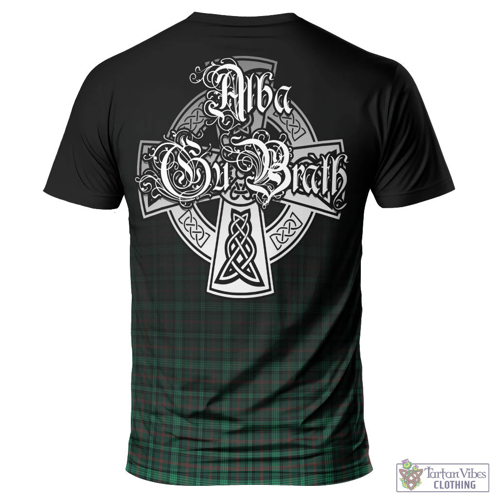 Tartan Vibes Clothing Ross Hunting Modern Tartan T-Shirt Featuring Alba Gu Brath Family Crest Celtic Inspired